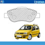 PASTIGLIE FRENO ANTERIORE FIAT PANDA 169 1.3 MULTIJET DYNAS