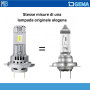 COPPIA LAMPADE LAMPADINE OSRAM H7/H18 LED HL EASY LUCE BIANCA 6000K