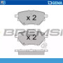 PATTINI FRENO C4 PICASSO C4 PEUGEOT 308 3008 POSTERIORE BREMSI